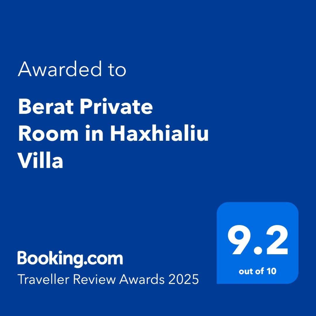 Berat Private Room In Haxhialiu Villa Exterior foto